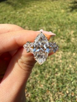 3ct lab grown diamond ring gold