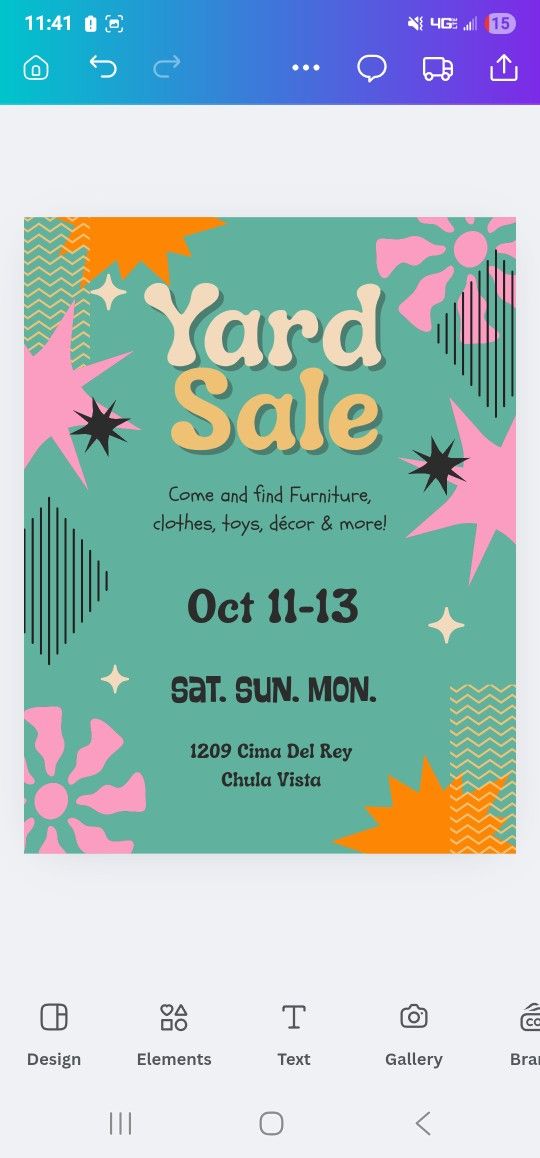 Sale. Moving 