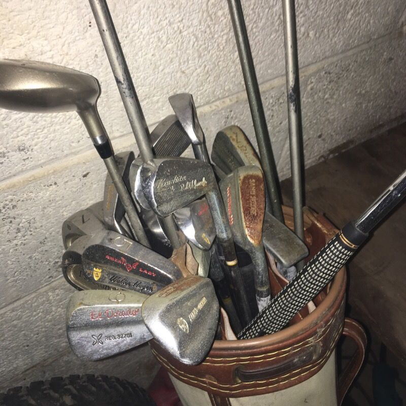 Different golf clubs