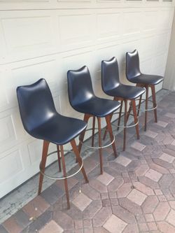 Chet Beardsley Mid Century barstools MCM Walnut bar stool for Sale in Long Beach CA OfferUp
