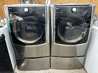 LG WASHER AND GAS DRYER