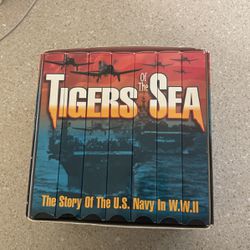 Tigers Of The Sea 7 VHS Cassette Collection 