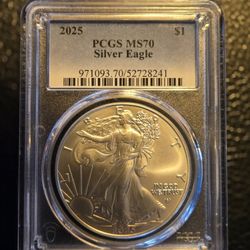 2025 MS70 SILVER Eagle
