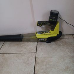 Sopladora Riobi Con Vateria Y Cargador