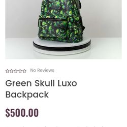 Acosta Backpack Skeleton Faces 