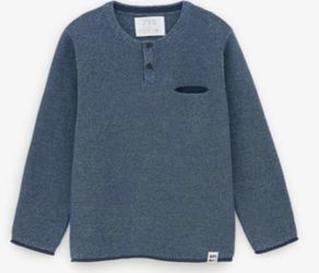 Blue ZARA kids sweater