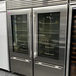 Subzero Bottom Freezer Refrigerator 60” Built In Set 