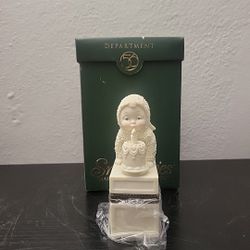 Dept 56 " Happy Birthday To You" Snowbabie Sentiment Box #69283 NIB