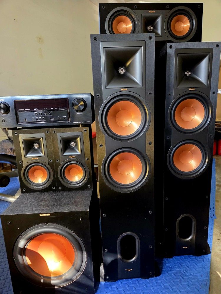 Denon & Klipsch Home Theatre Surround Sound System