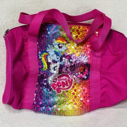 11” G4 My Little Pony Friendship is Magic Sequin Sparkle Duffle Bag