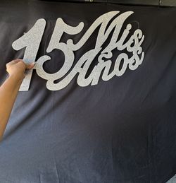 Wood Glitter 15 Sign