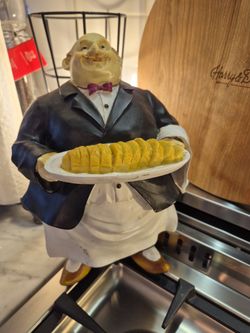 Vintage French Chef Statue In Mint Condition