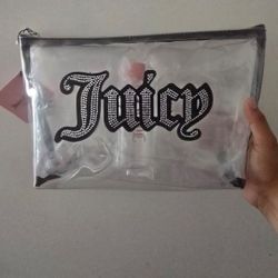 Clear juicy couture Cosmetic bag 💄