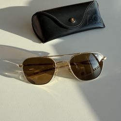 American optical original aviator sunglasses 55mm