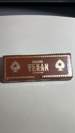 Marlboro Texan No 45 Poker Cards