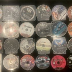 Sony PlayStation 3 PS3 Lot Game Lot(24 Games)MORTAL KOMBAT COD SKATE3 F1 NCAA 10+more(Post Nintendo Era)