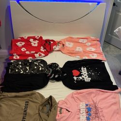 Sp5der, Denim tears, Bape hoodie