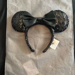 Sequin Mickey Ear Headband