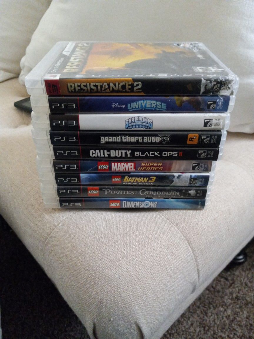 9 PS3 GAMES