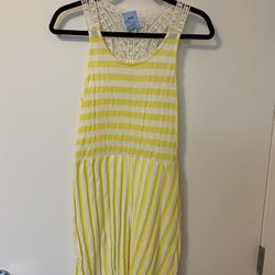  New Yellow Summer Dress Size M