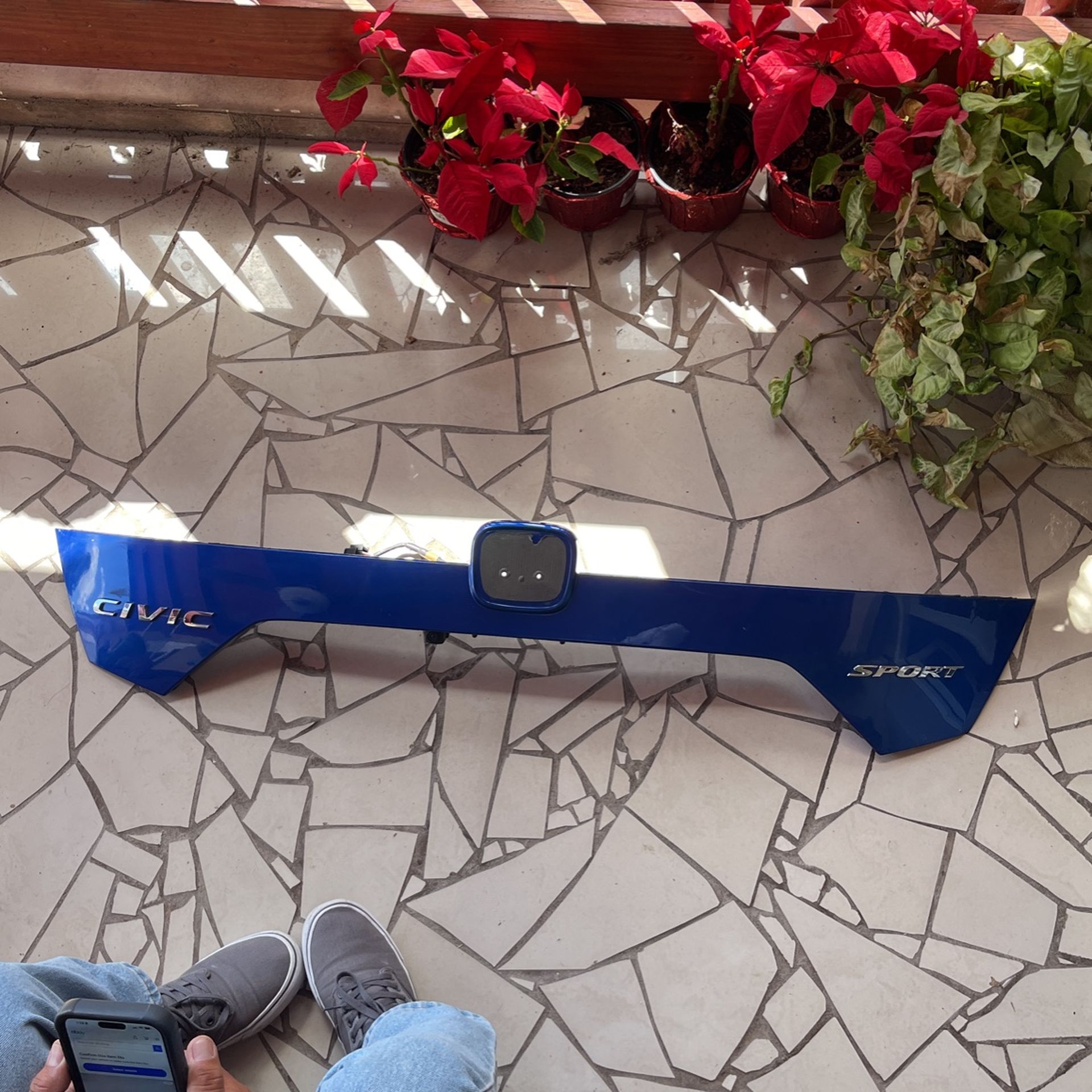 2020 Honda Civic  Sport Sedan Trunk Decklid Panel W/ Rear View Camera OEM