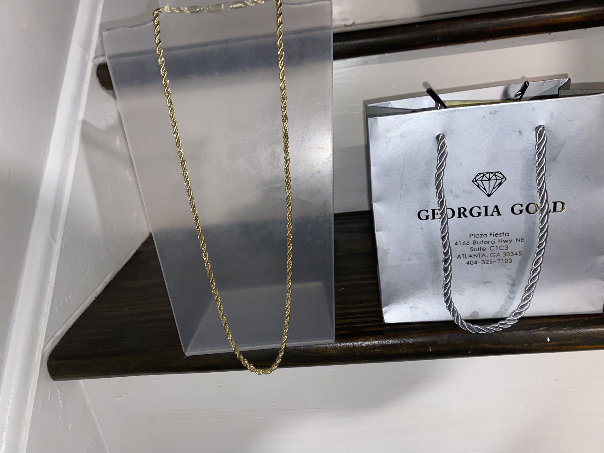 10K Solid Gold Rope Chain