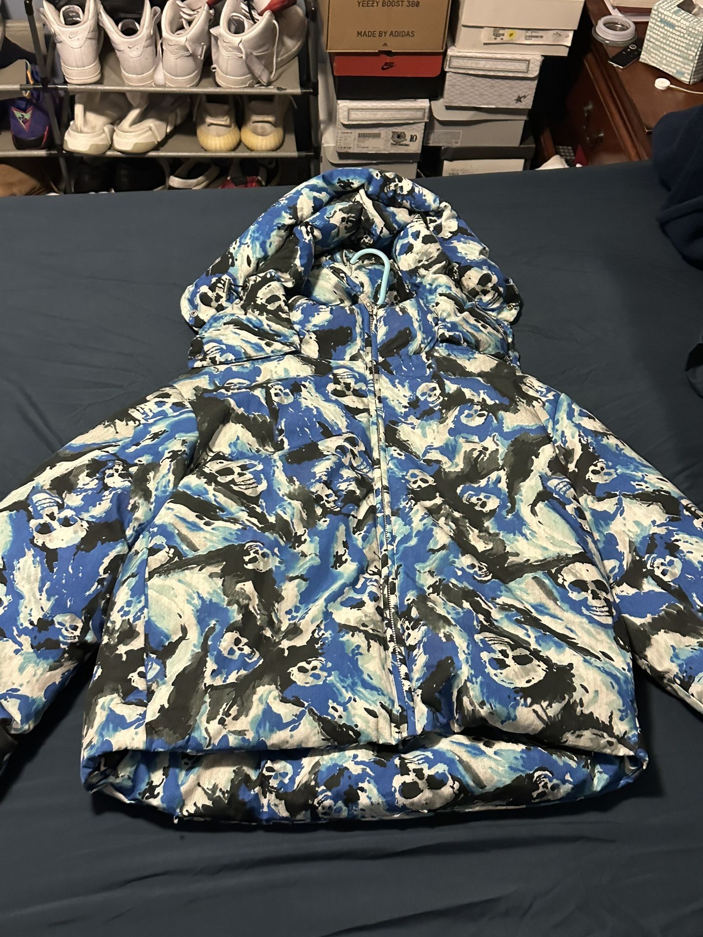 Brand New ERL Skull Print Jacket. Size M