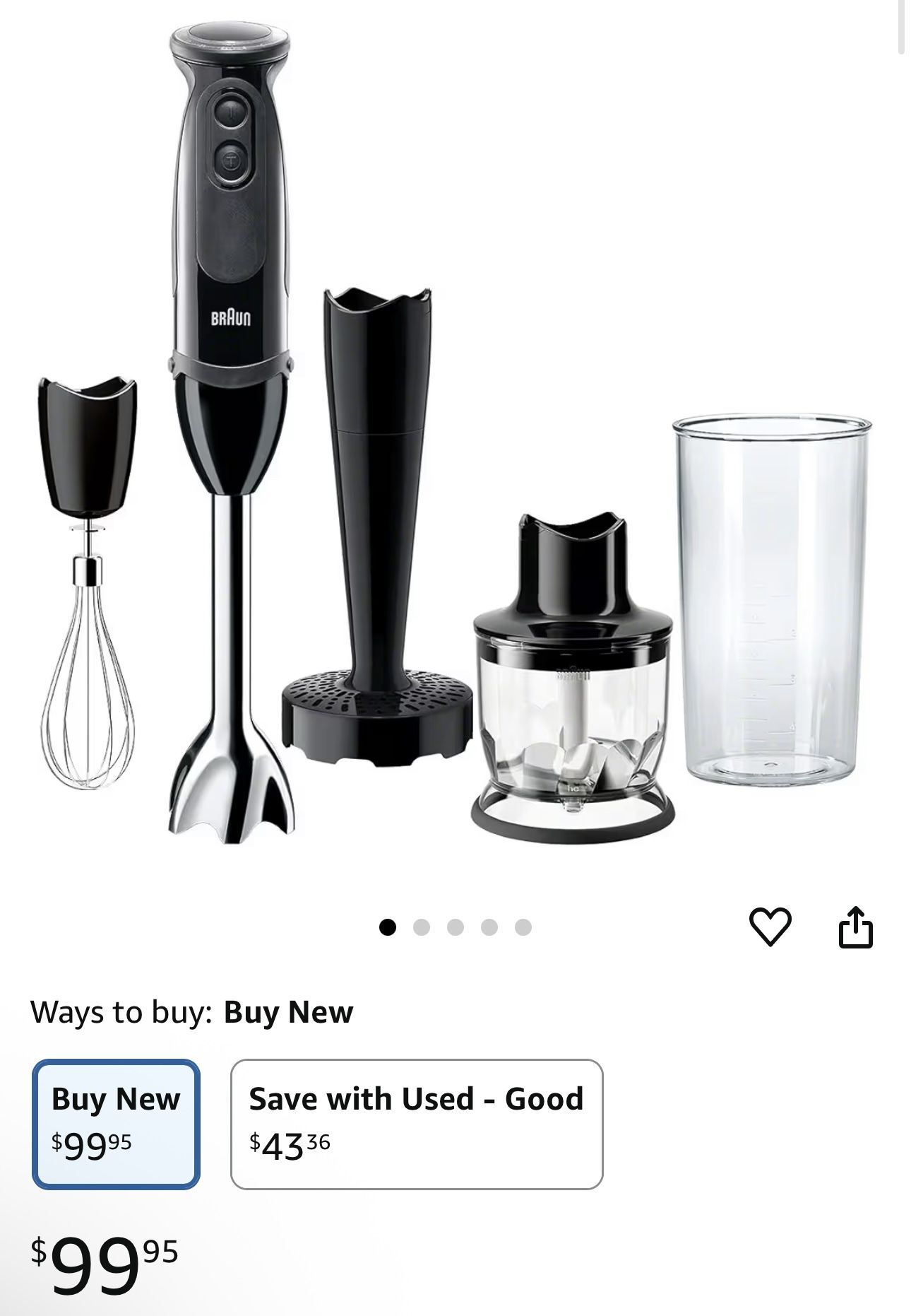 Braun Multiquick 5 Vario Hand Blender