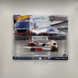 Hot Wheels PREMIUM 21 Toyota GR Supra TEAM TRANSPORTER
