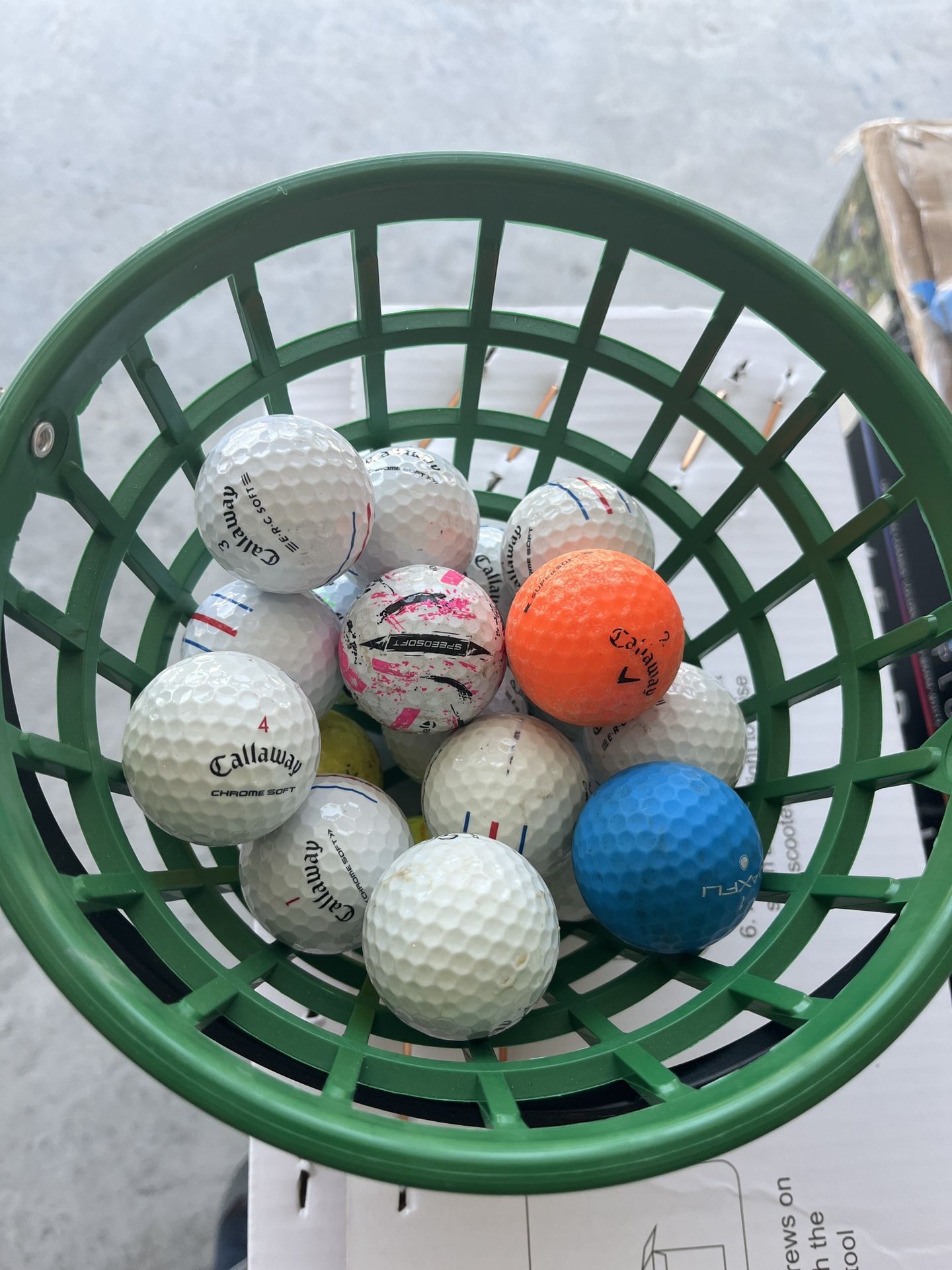 Golf Balls, mixed