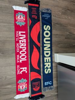Multi-Team Soccer Scarves
