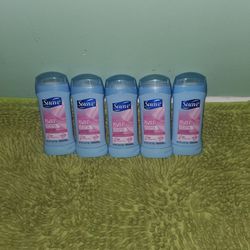 5 Suave Deodorants 2.6oz Powder Invisible Solid