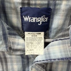 Men’s Wrangler Medium Button Up Shirt