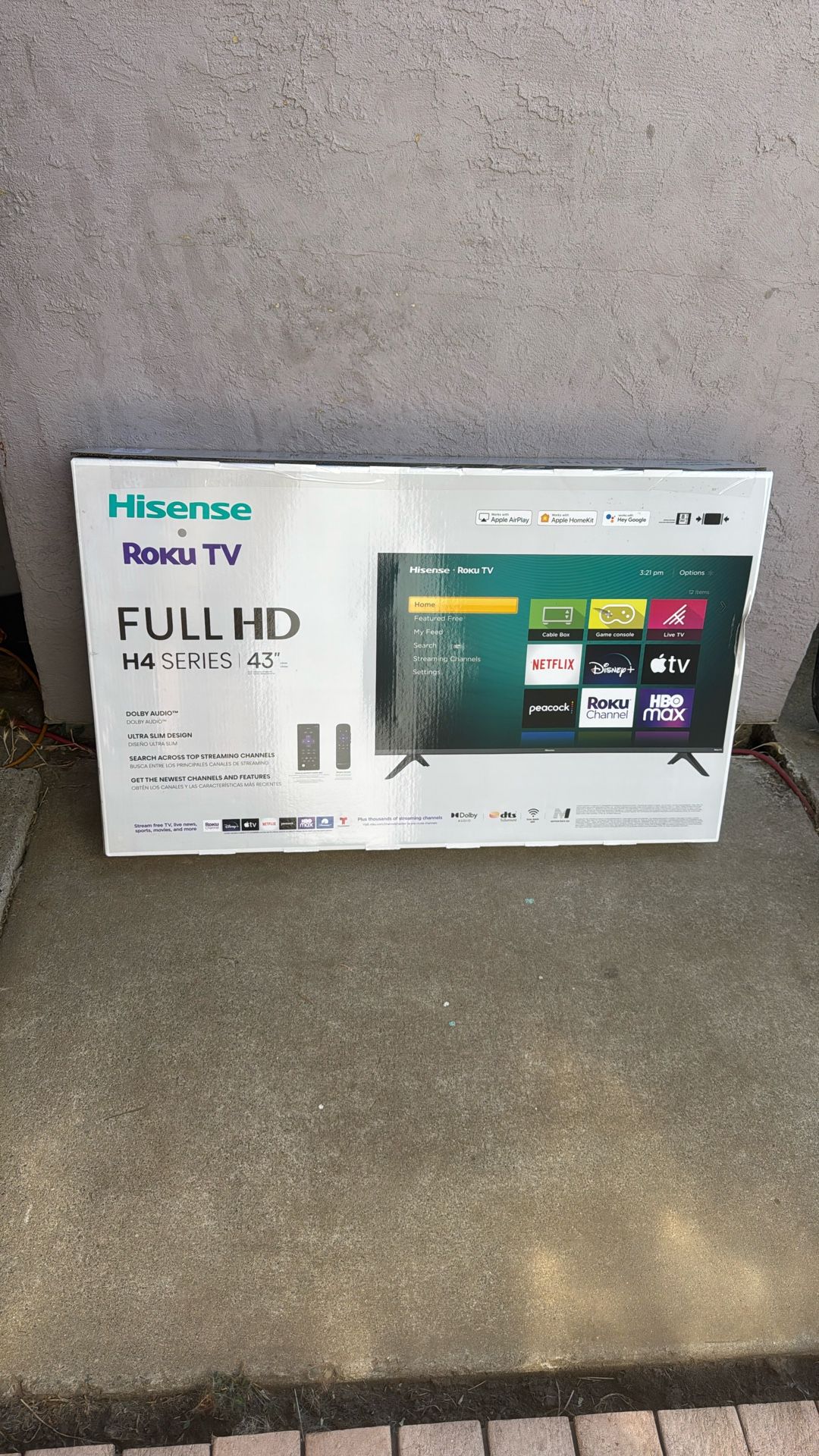 Hisense•Roku TV Full HD H4 Series / 43”