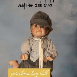 beautiful realistic porcelain boy doll