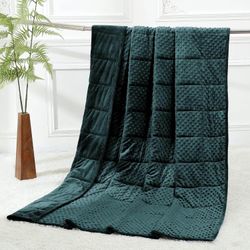 Queen Size 20 Pound Weighted Blanket with Glass Beads