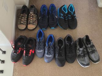 10 pairs of Nike Shoes Size 12
