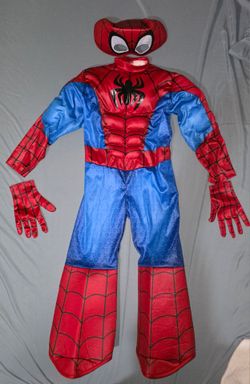 Spider-Man Deluxe Muscle Costume – Size 3T/4T – Like New!