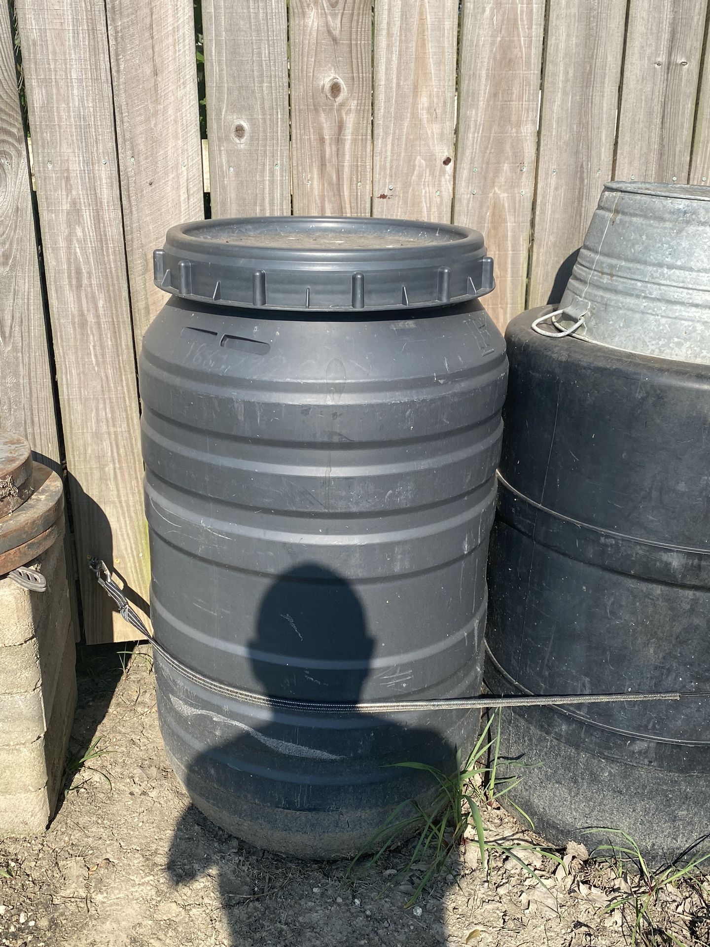 Plastic Drum & Cinder Blocks for Sale in Prairieville, LA OfferUp