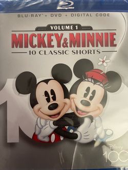 Disney’s MICKEY & MINNIE Volume 1 (Blu-Ray + DVD + Digital-2023) NEW! 10 Shorts!