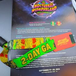 Nocturnal wonderland  (2 tickets)