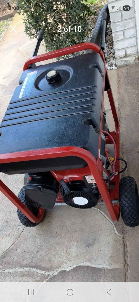 👍 Generac Commercial Grade 13.5K Watt Electric Or pull start solid wheels idle down weld house power Generator Honda Powerful Gen