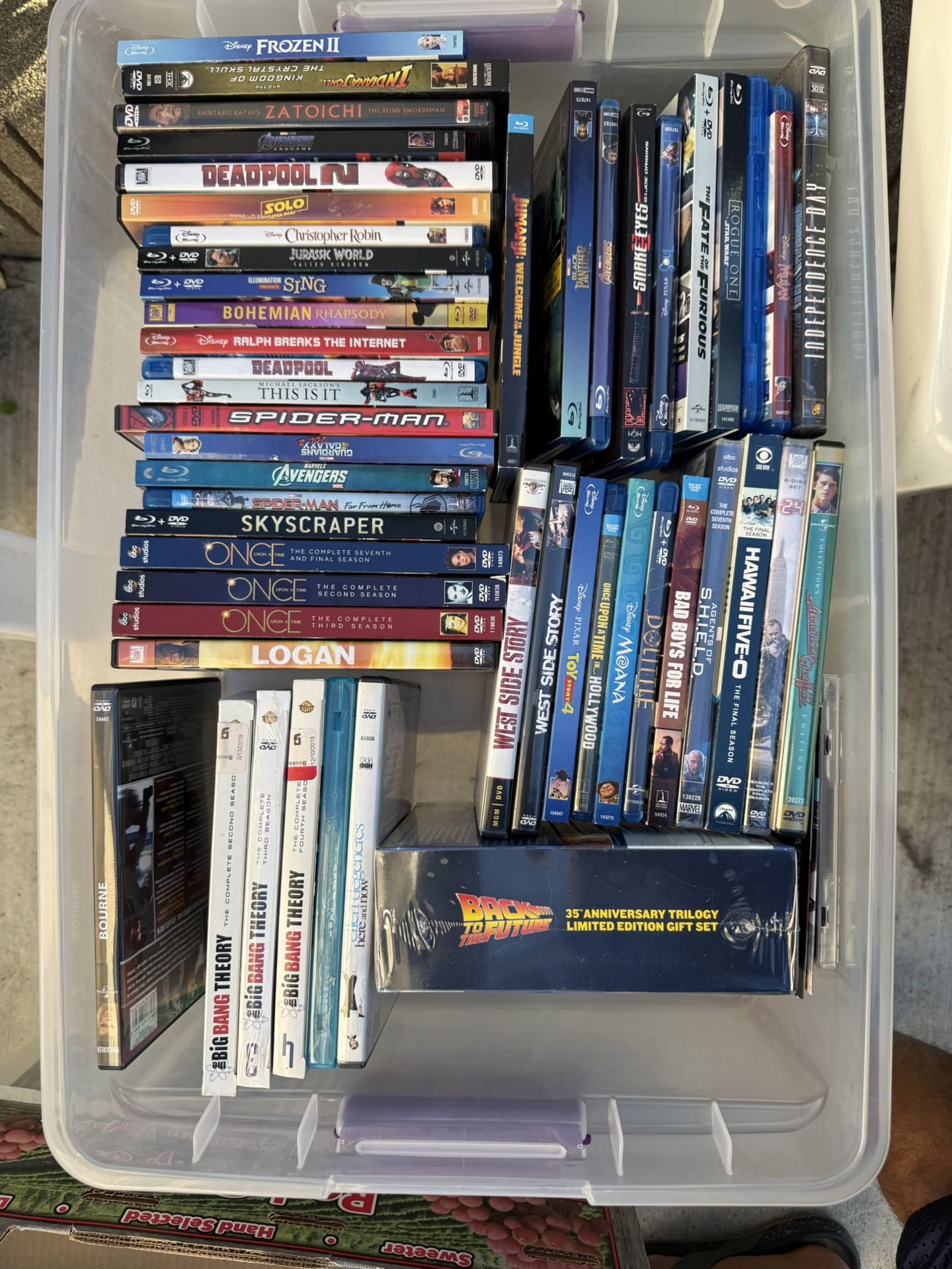 Lot of DVD’s and Blu Ray Over 150 Discs and Sets 