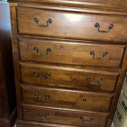 Wood Dresser Armoire 