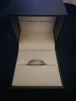 white gold diamond wedding/anniversary band