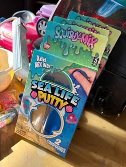 Squishy Mix Sea Life Putty – 3 Pack