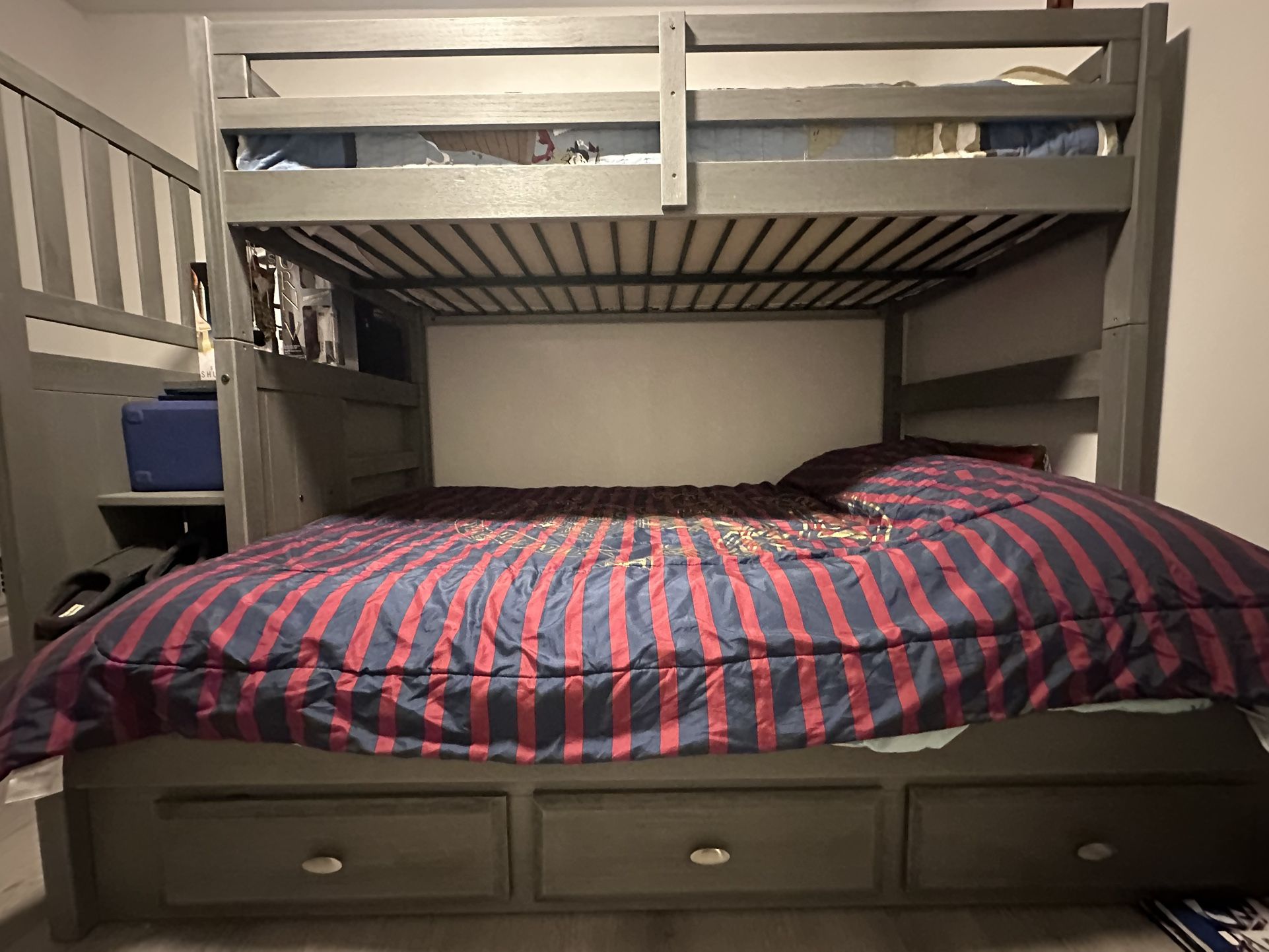 Bunk Bed, Dresser & Desk