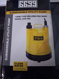 Clean water pump