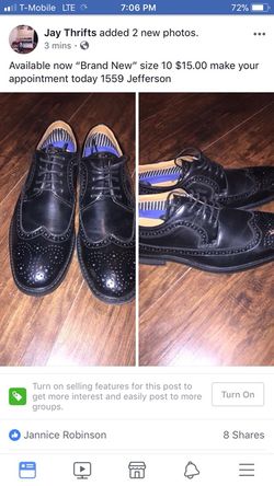 Brand new men’s shoes