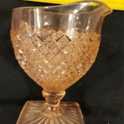 Vintage Pink Depression Glass Cup
